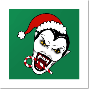 Christmas Vampire Posters and Art